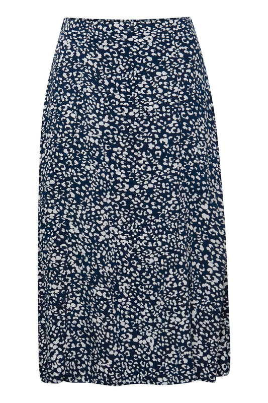 Carolina Animal Print Midi Skirt